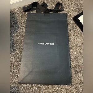 Saint Laurent paper shopping bag, 12.5”x20.5”x 6”